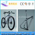 China ouro fornecedor alta luz fixa engrenagem quadro titanium bicicleta quadro